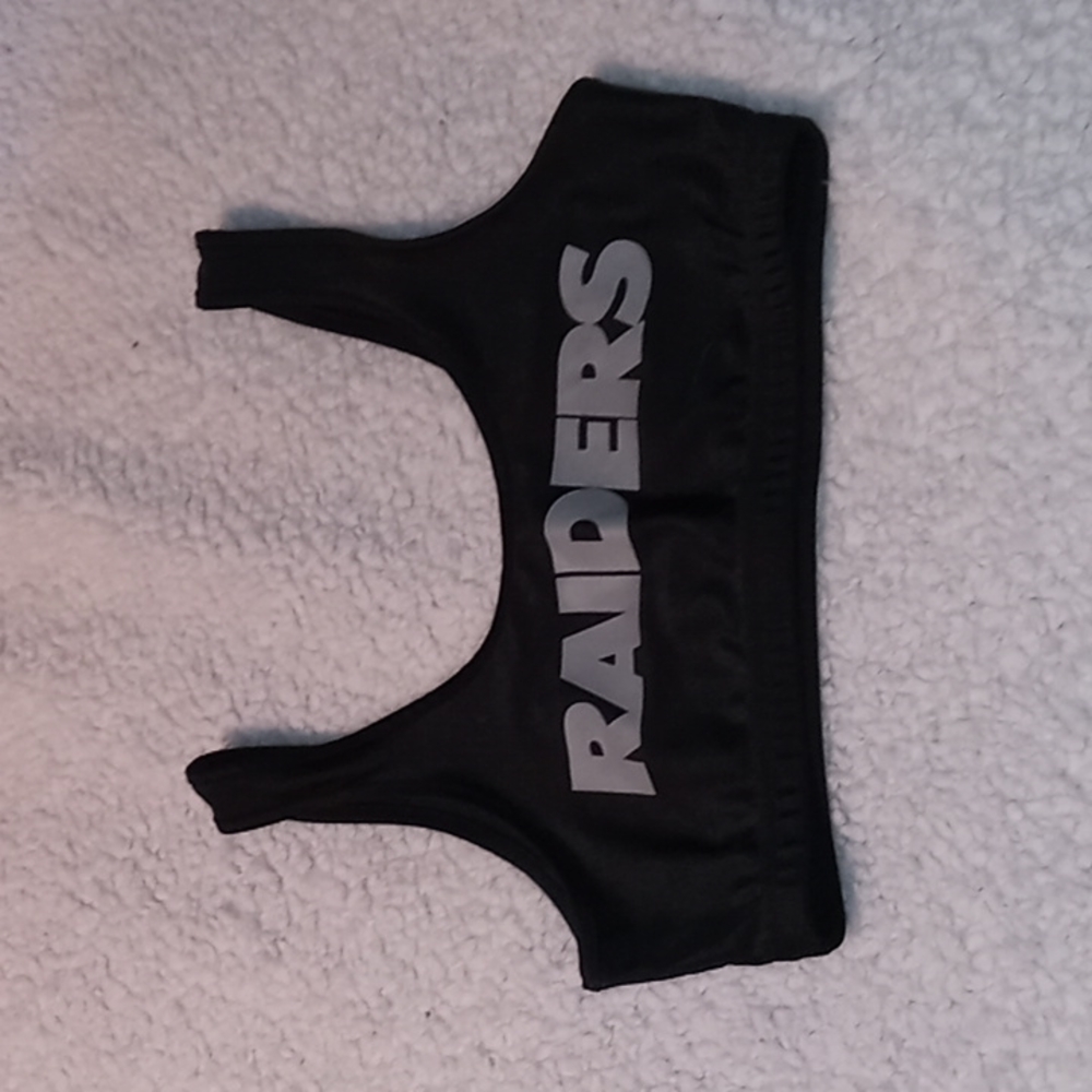 Fashion Nova NFL Raiders Sports Bra XS